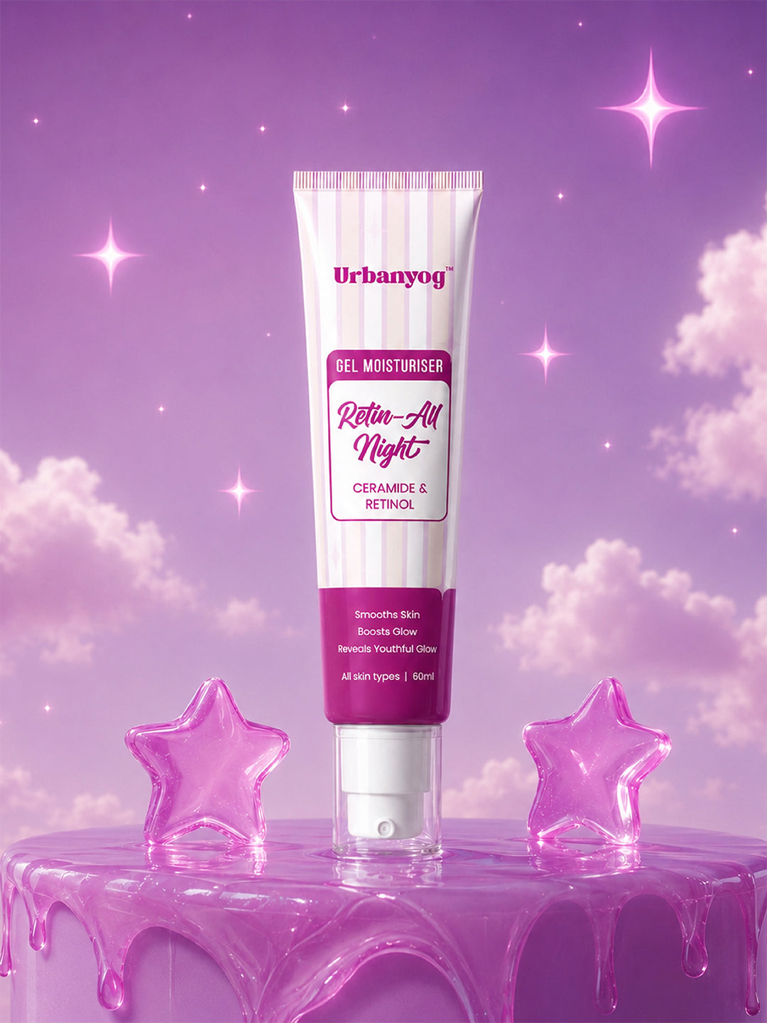Urbanyog Retin-All Night Ceramide & Retinol Gel Moisturiser (60 ml)