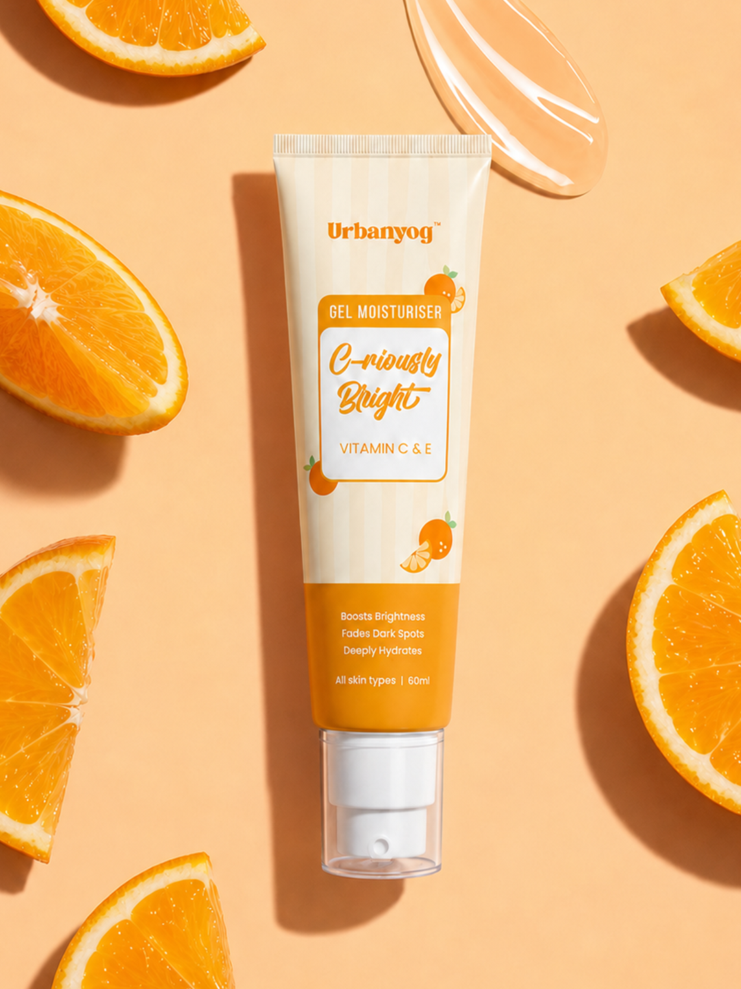 Urbanyog C‑riously Bright Vitamin C & E Gel Moisturiser (60 ml)