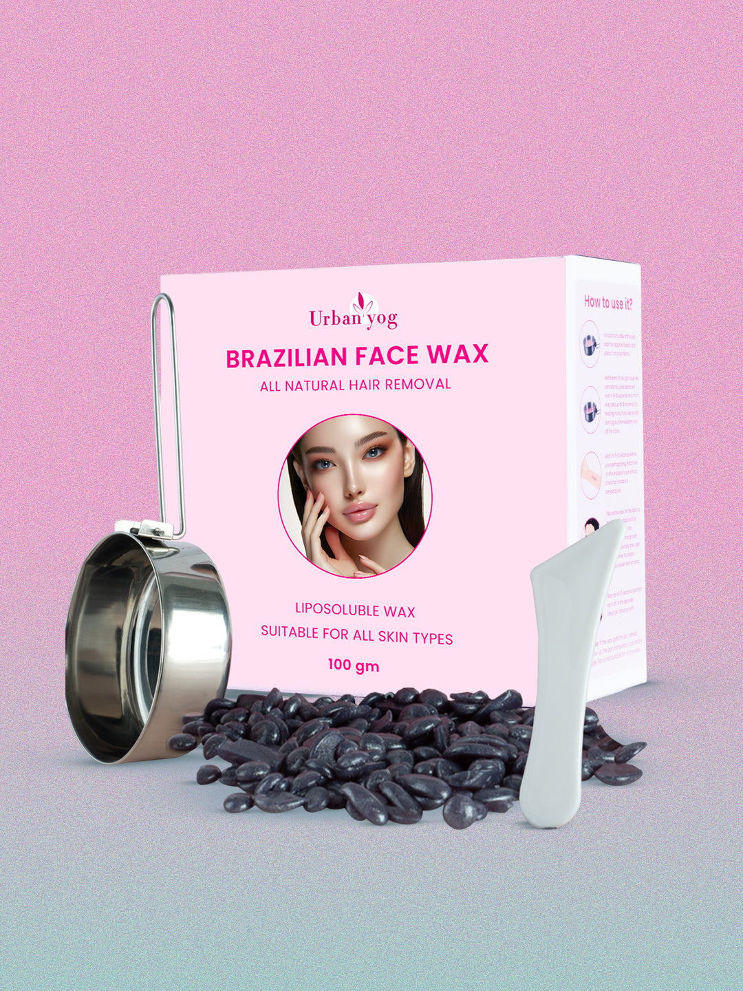 Urban Yog Brazilian Face Wax 100 gm