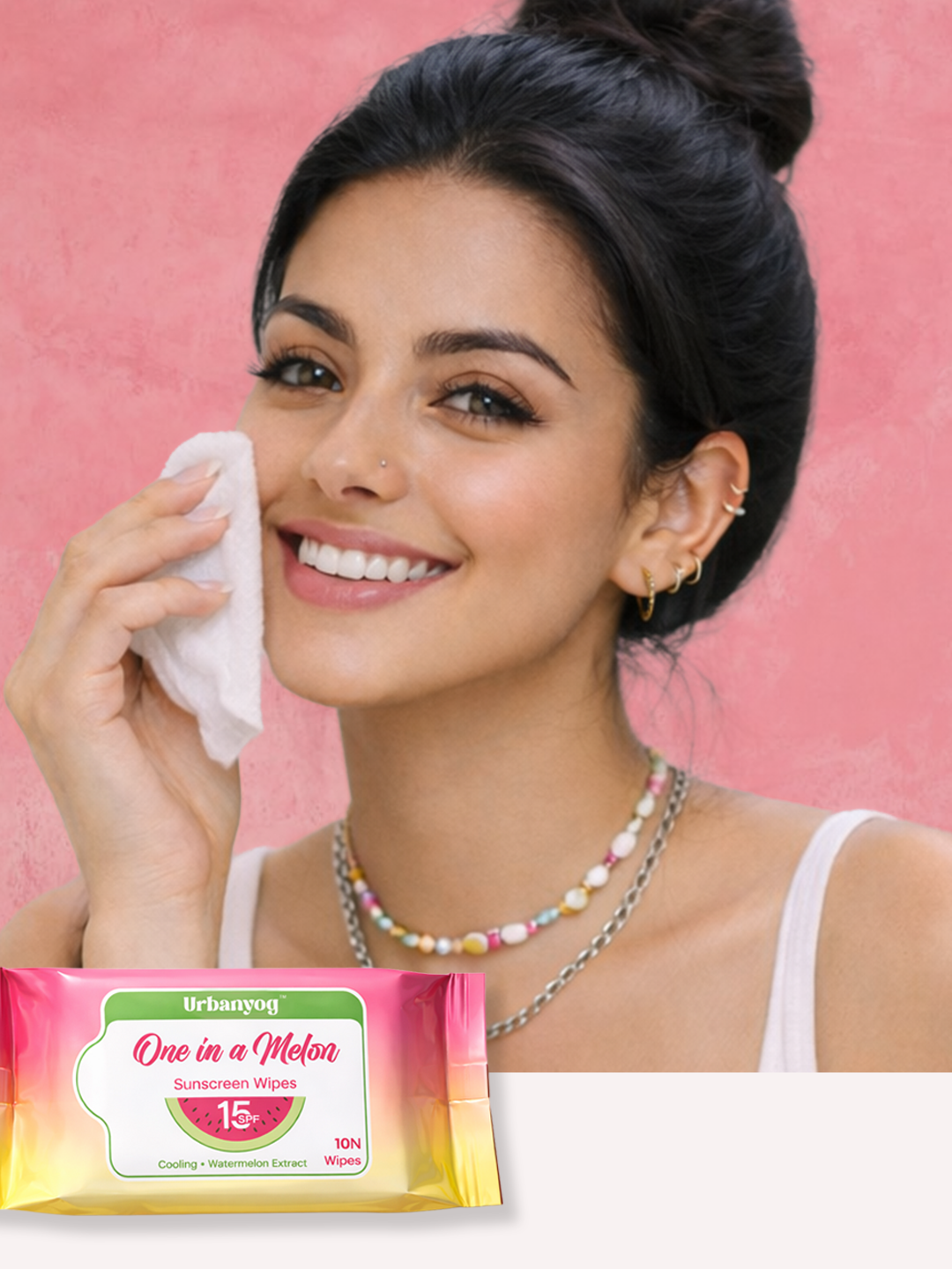 Urban Yog One in a Melon Sunscreen Wipes