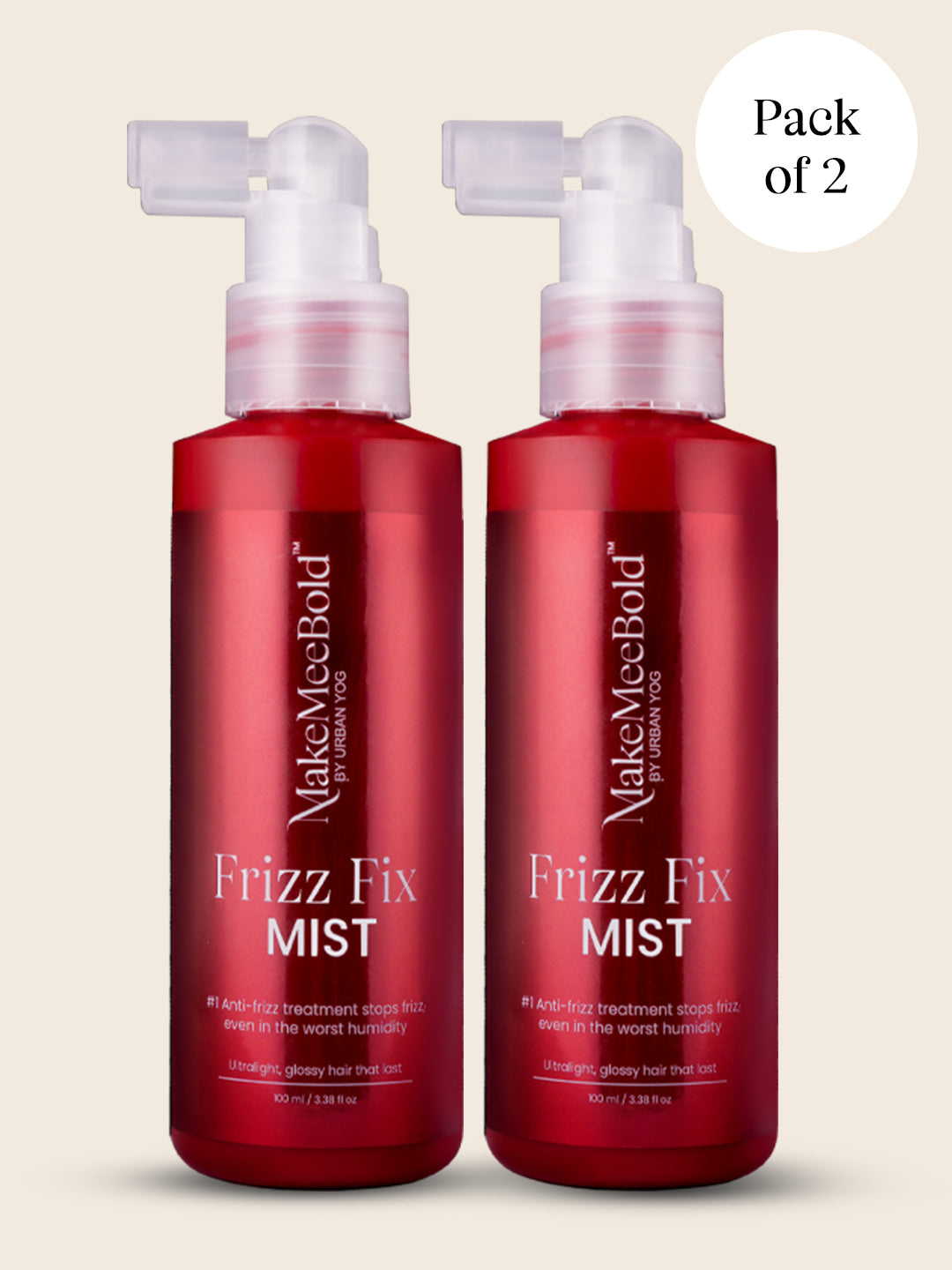 MakeMeeBold FrizzFix Mist Pack of 2