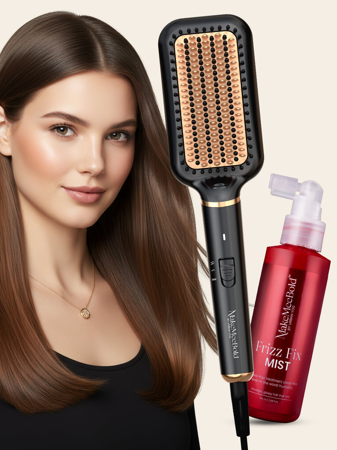 MakeMeeBold Frizz-Free Hair Styling Combo