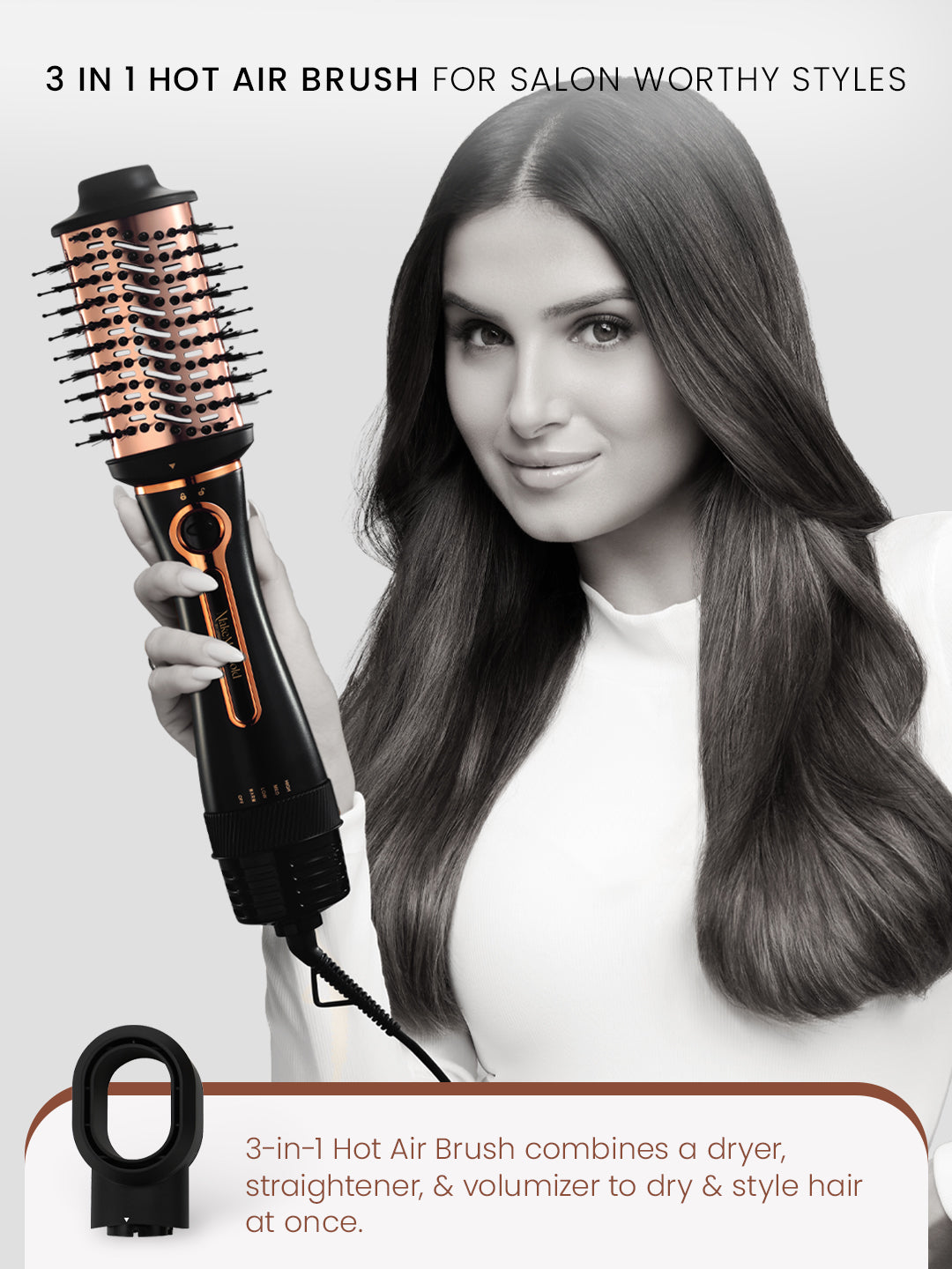 MakeMeeBold 3-in-1 Hot Air Brush by Urban Yog – UrbanYog