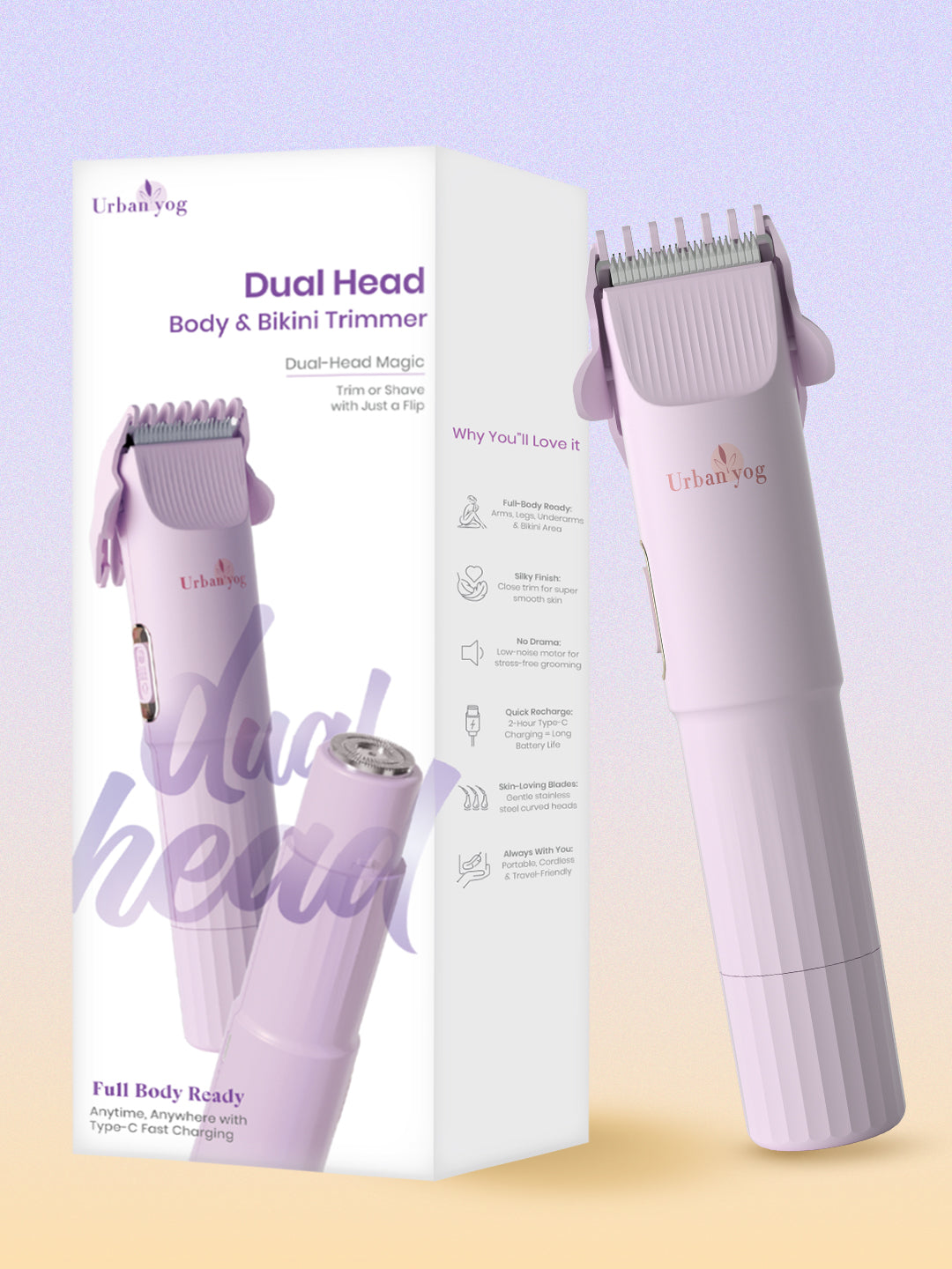 Urban Yog Dual Head Body Bikini Trimmer