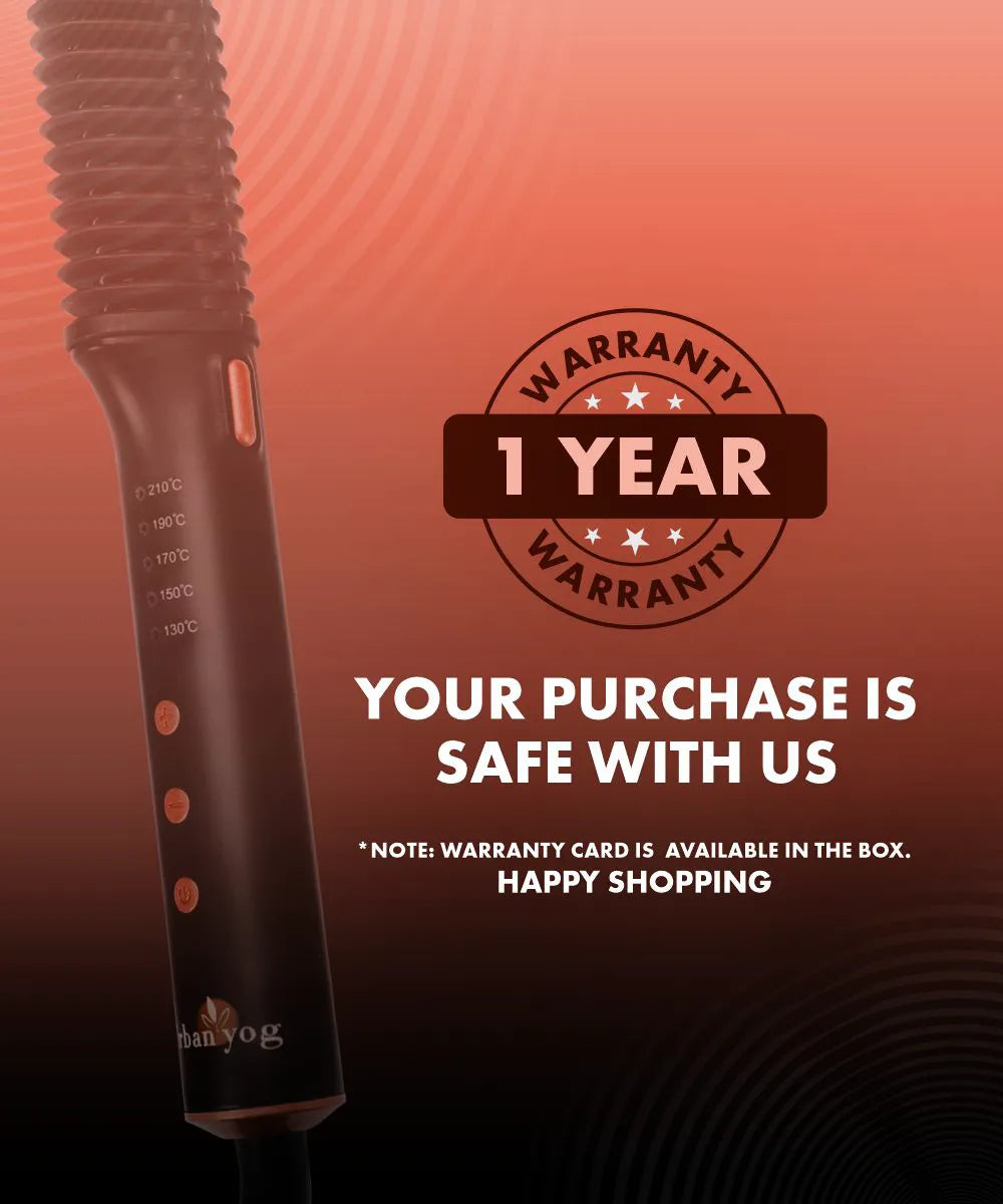 Urban Yog Hair Straightening Brush UrbanYog